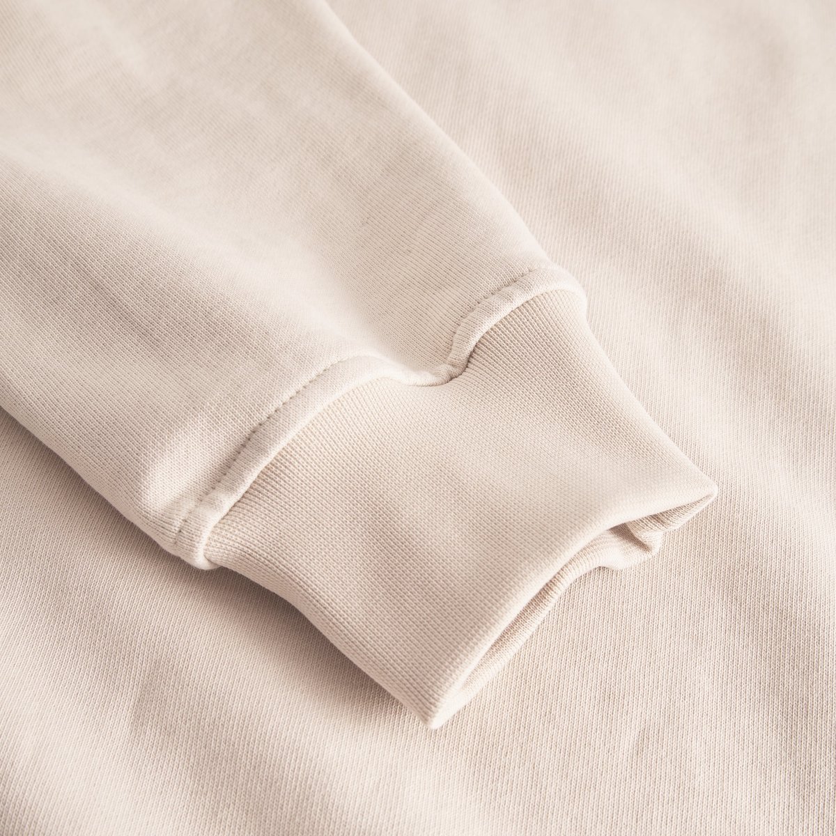 Sweatshirt Ystad Self Love Club EMB Oat White