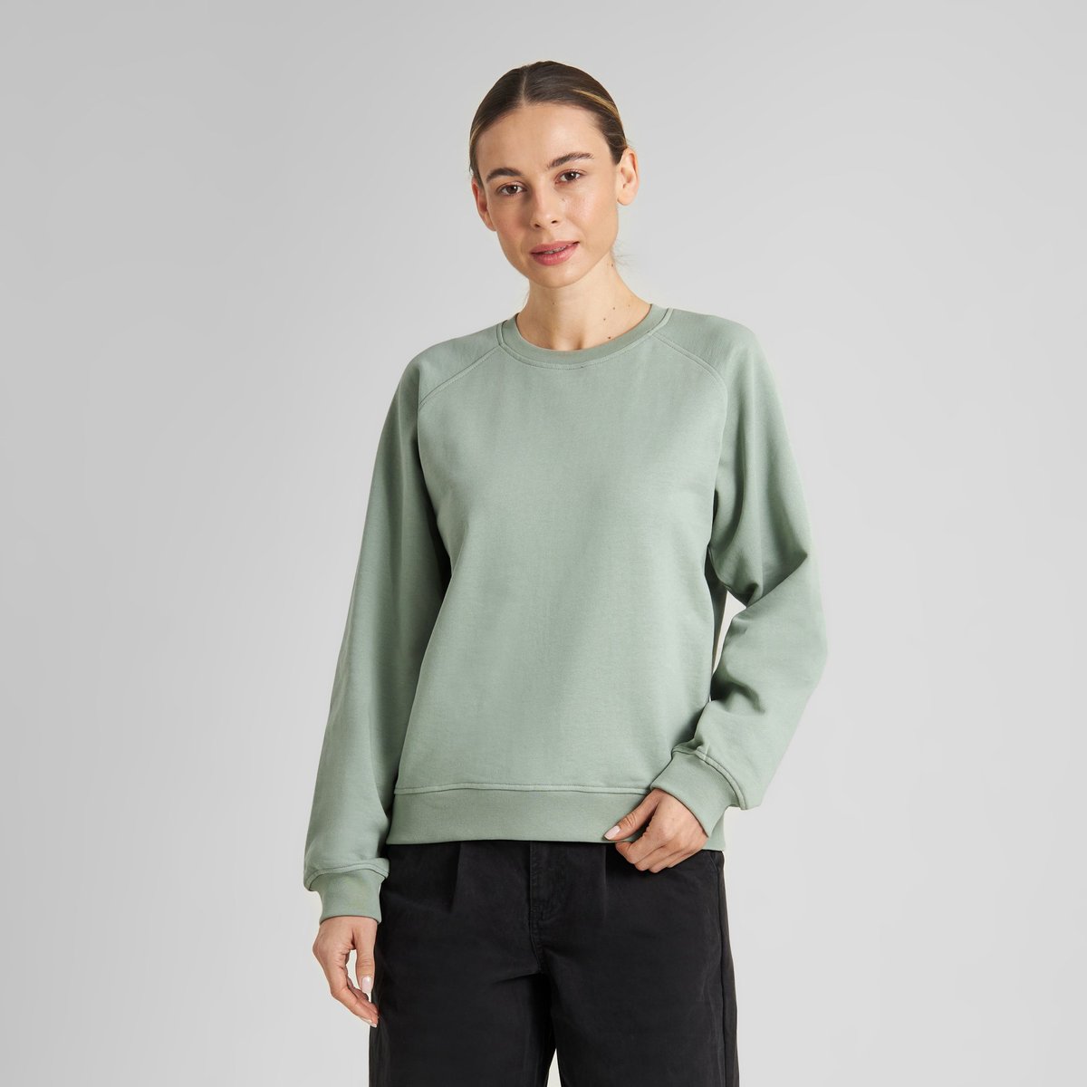 Sweatshirt Ystad Base Iceberg Green
