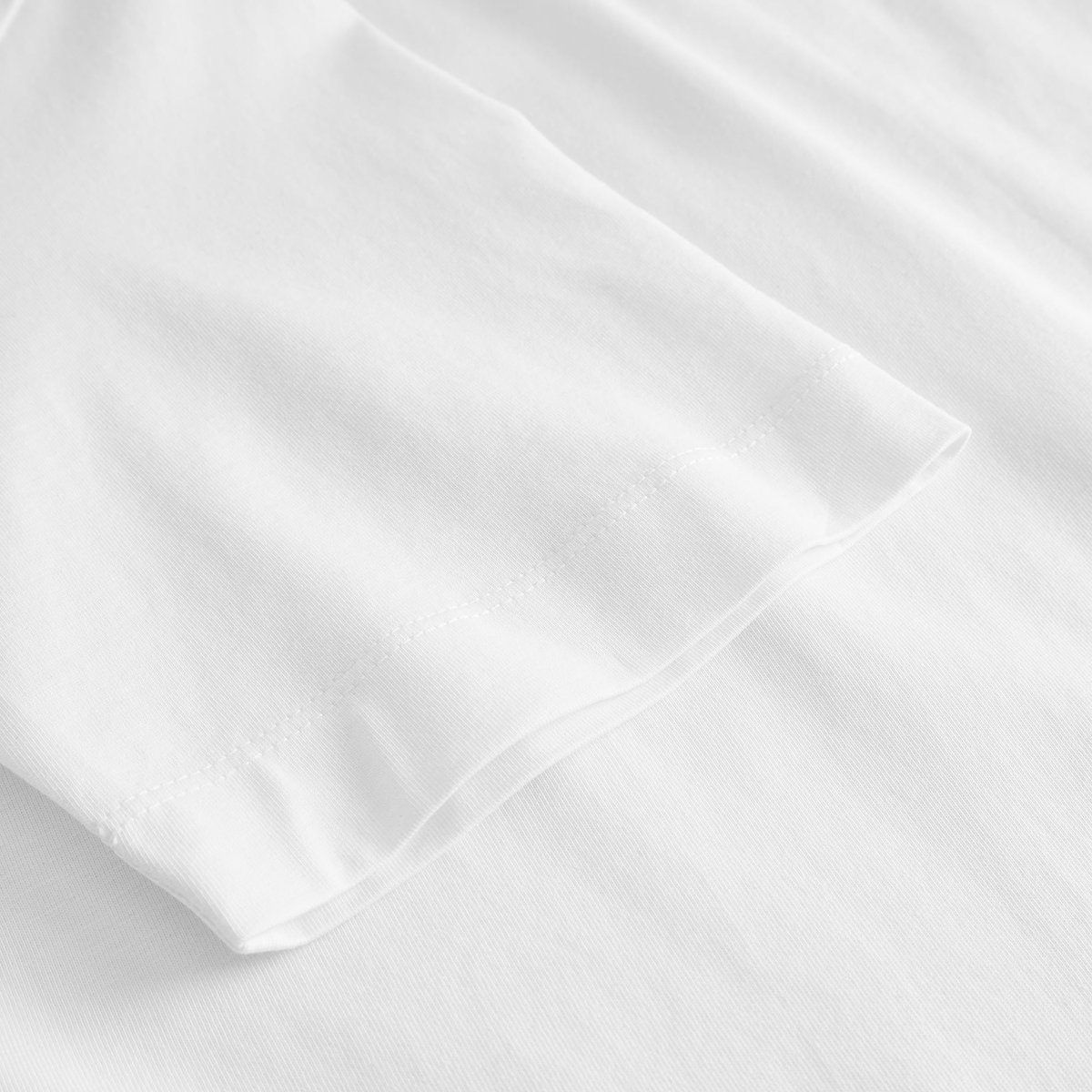 T-shirt Vadstena Spray Flowers White