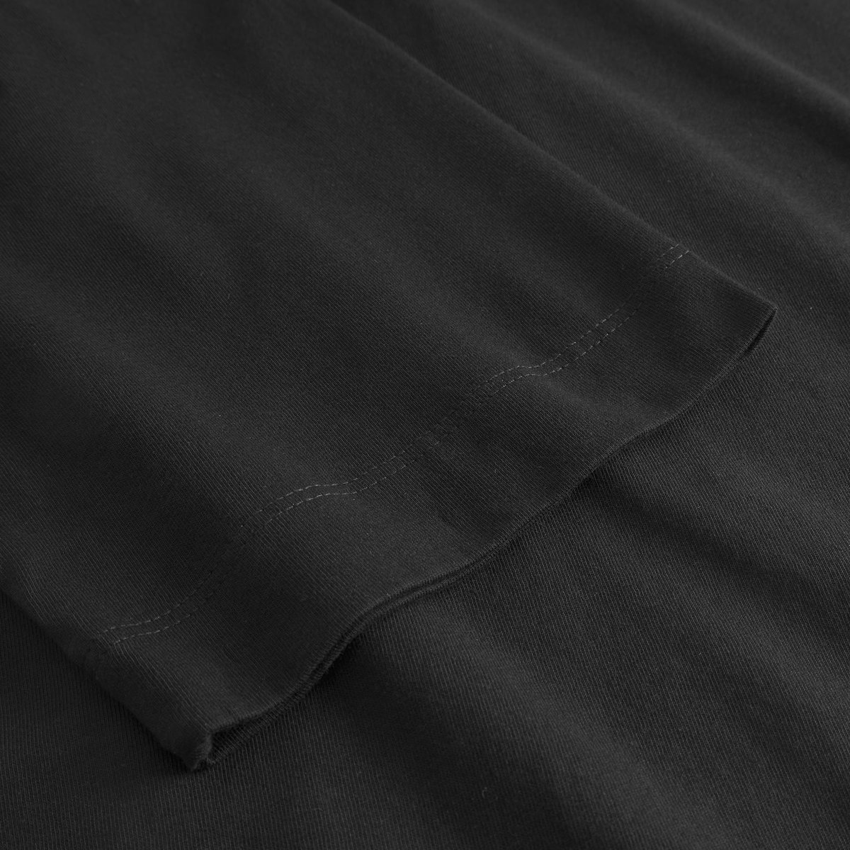 T-shirt Vadstena Femme Leaf EMB Black