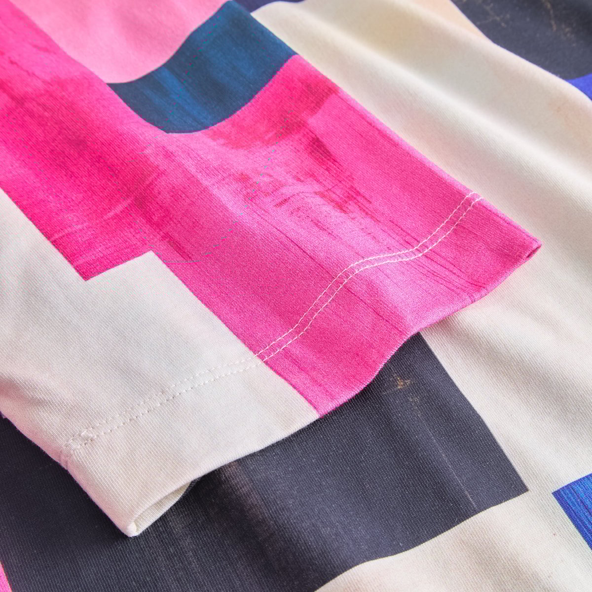 T-shirt Vadstena Abstract Block Multi Color