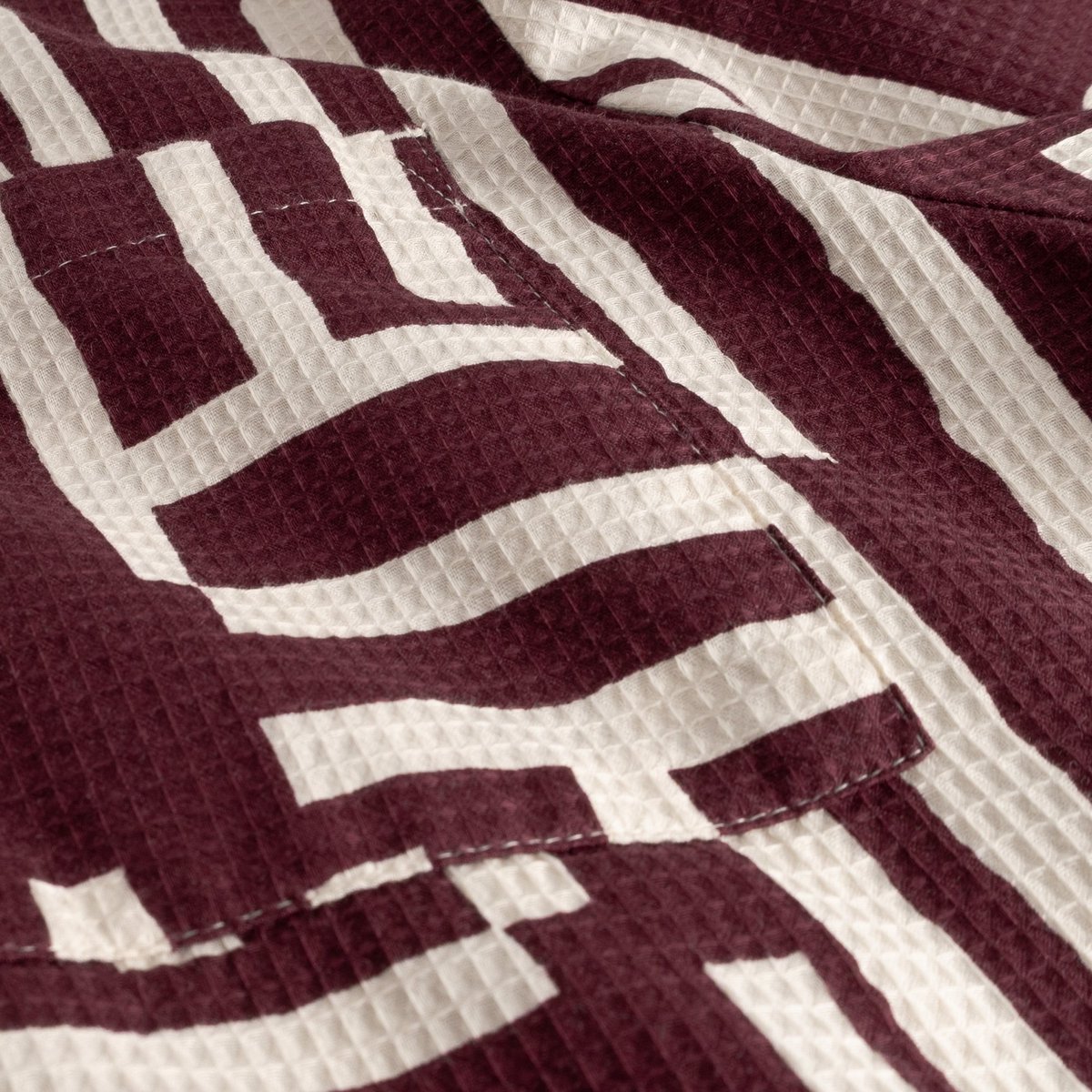 Shirt Marstrand Lines & Sticks Fig Red