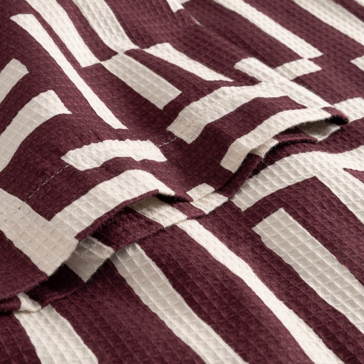 Shirt Dress Orrefors Lines & Sticks Fig Red