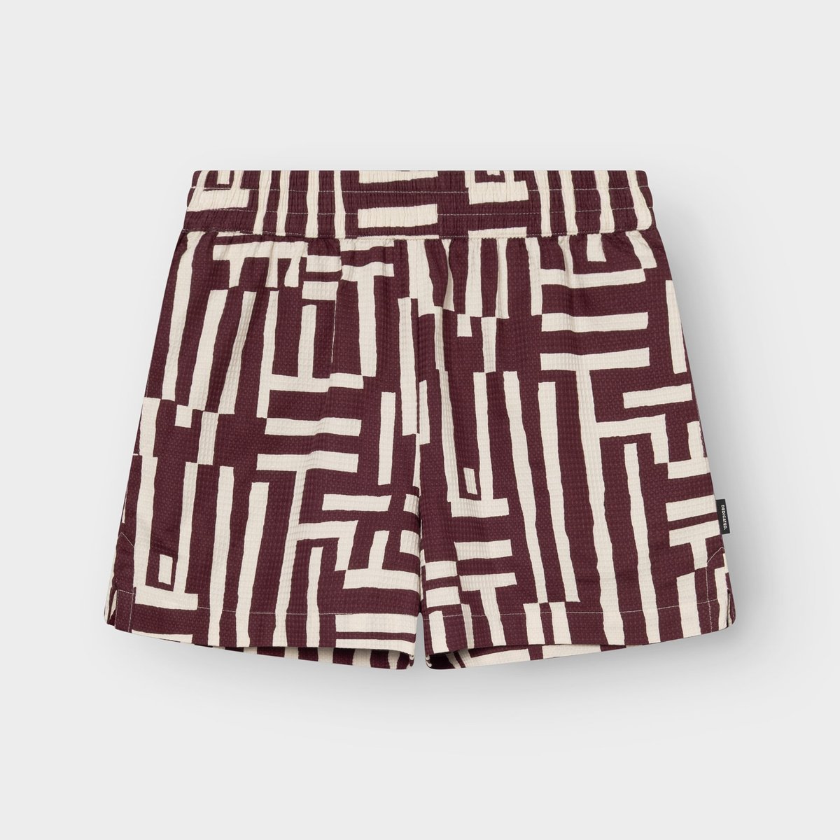 Shorts Aspudden Lines & Sticks Fig Red