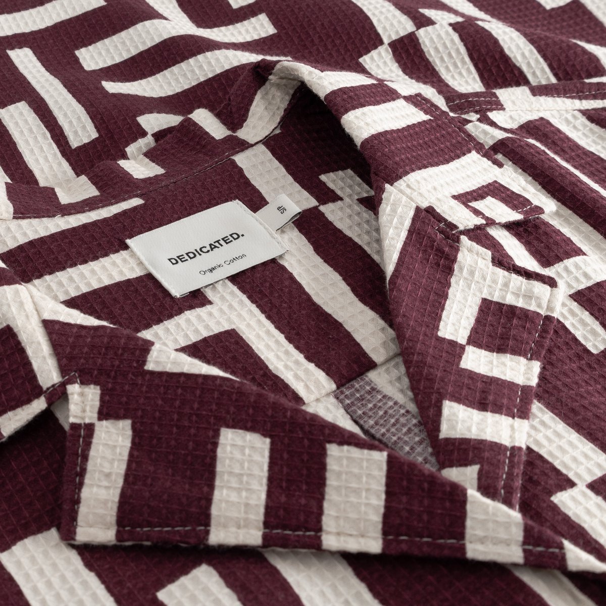 Shirt Torup Lines & Sticks Fig Red