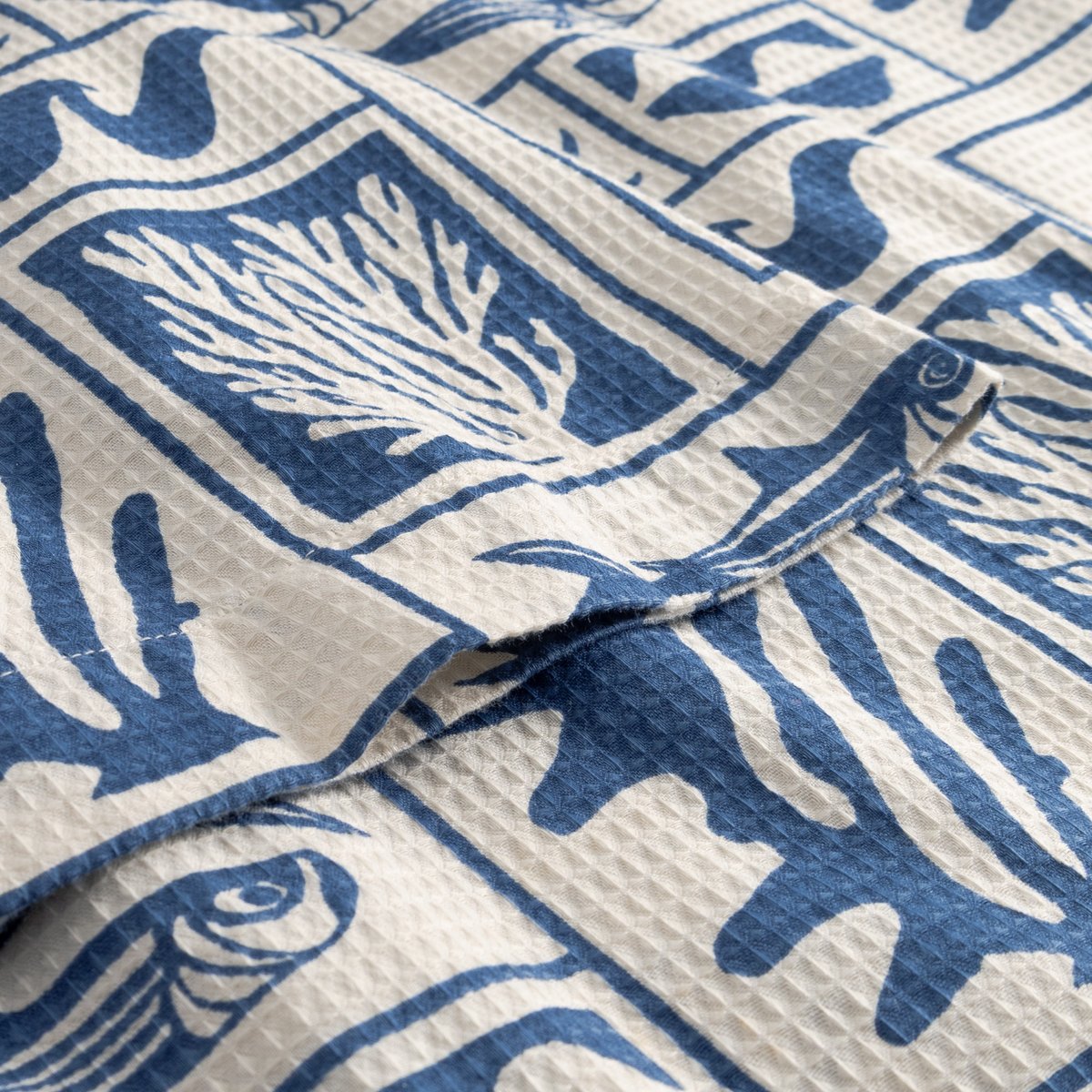 Shirt Dress Orrefors Ocean Squares Oat White