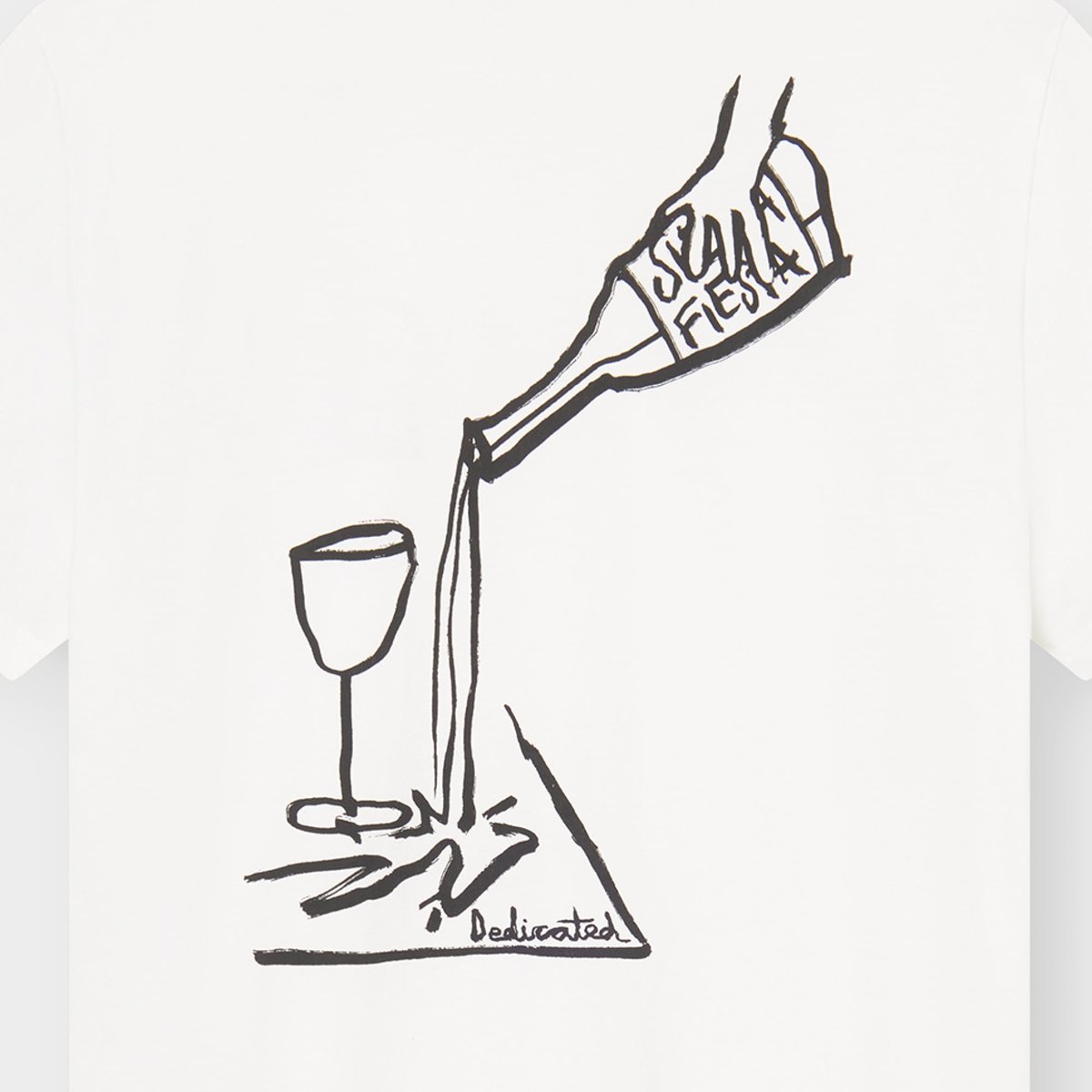 T-shirt Stockholm Pour Some White