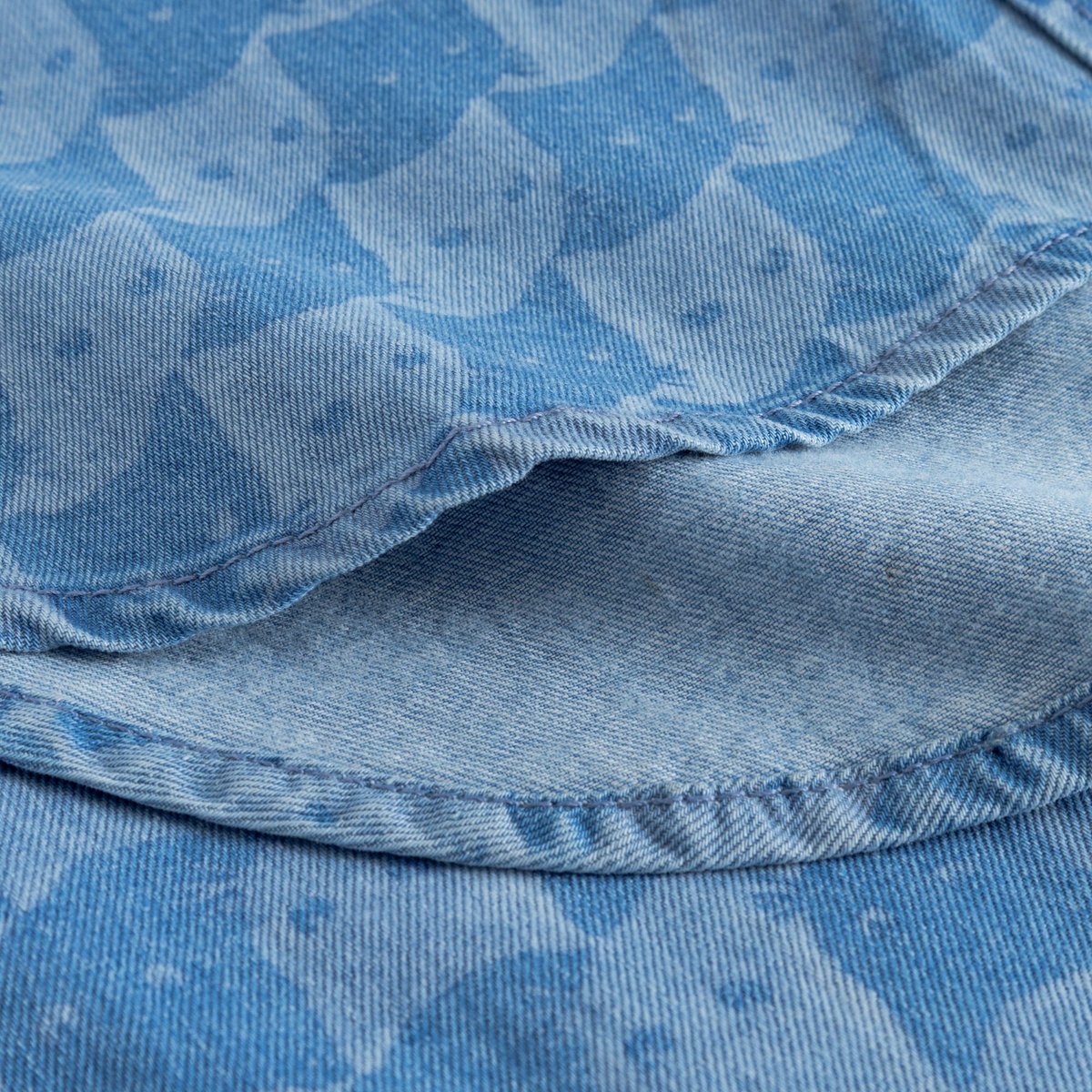 Shirt Stensvik Denim Pepita Cats Light Blue
