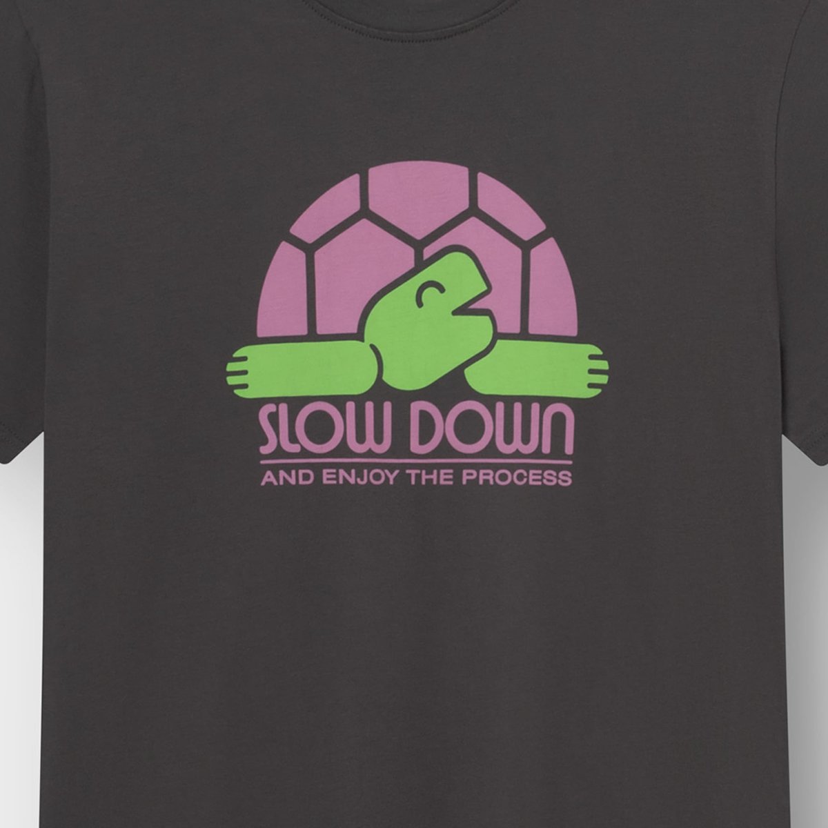 T-shirt Stockholm Slow Down Charcoal