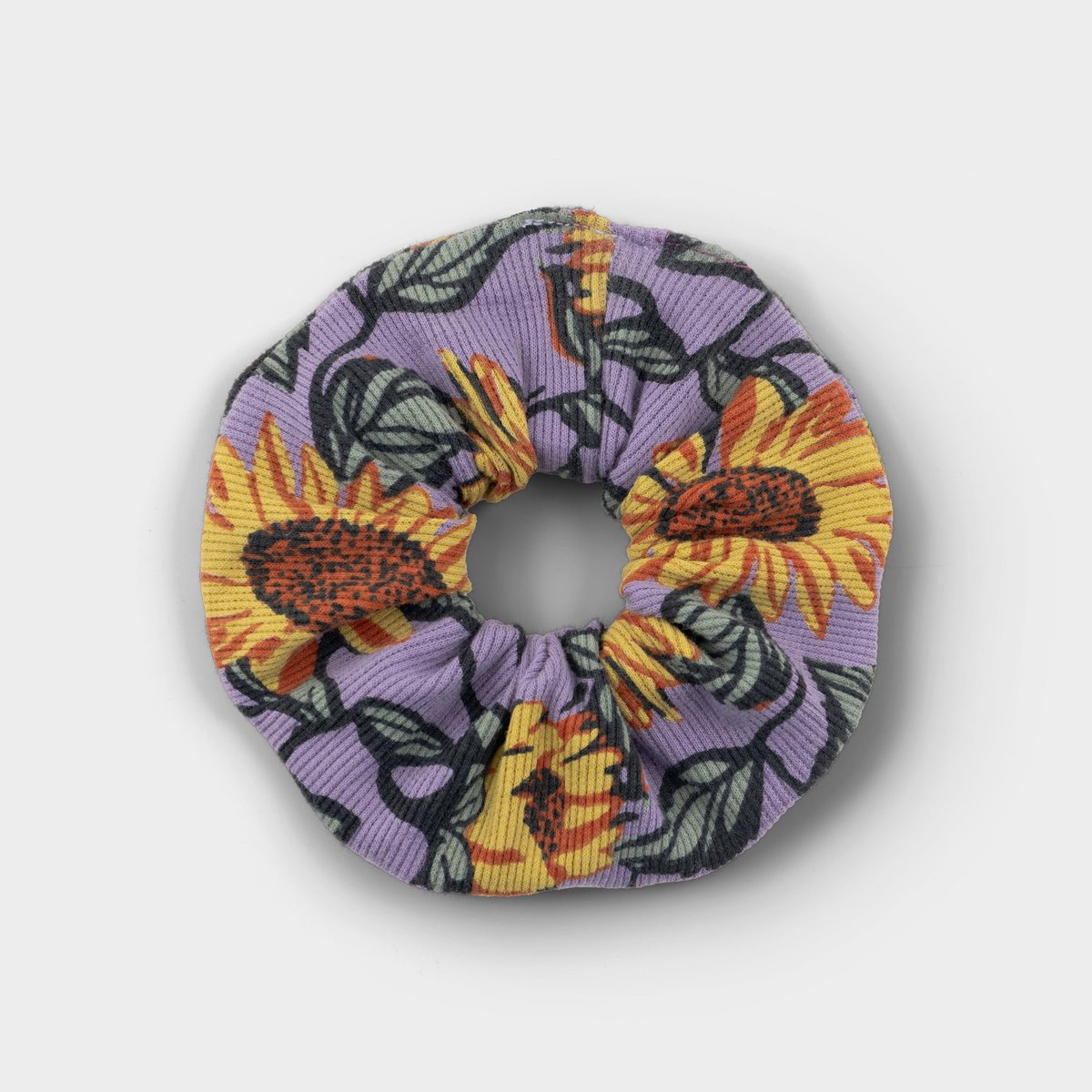 Scrunchie Rib  Sunflower Haze Purple