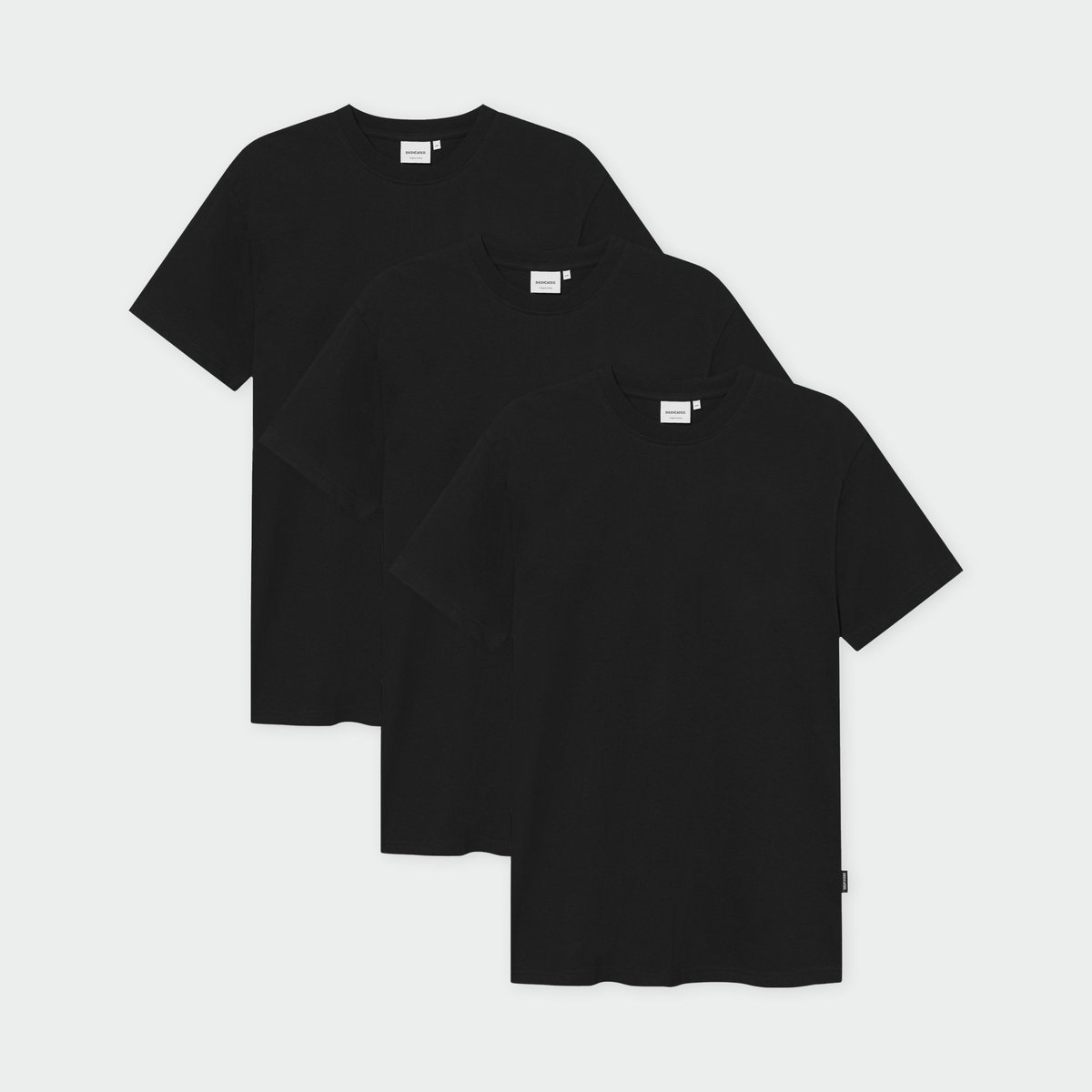 T-shirt Stockholm Base Black 3-pack