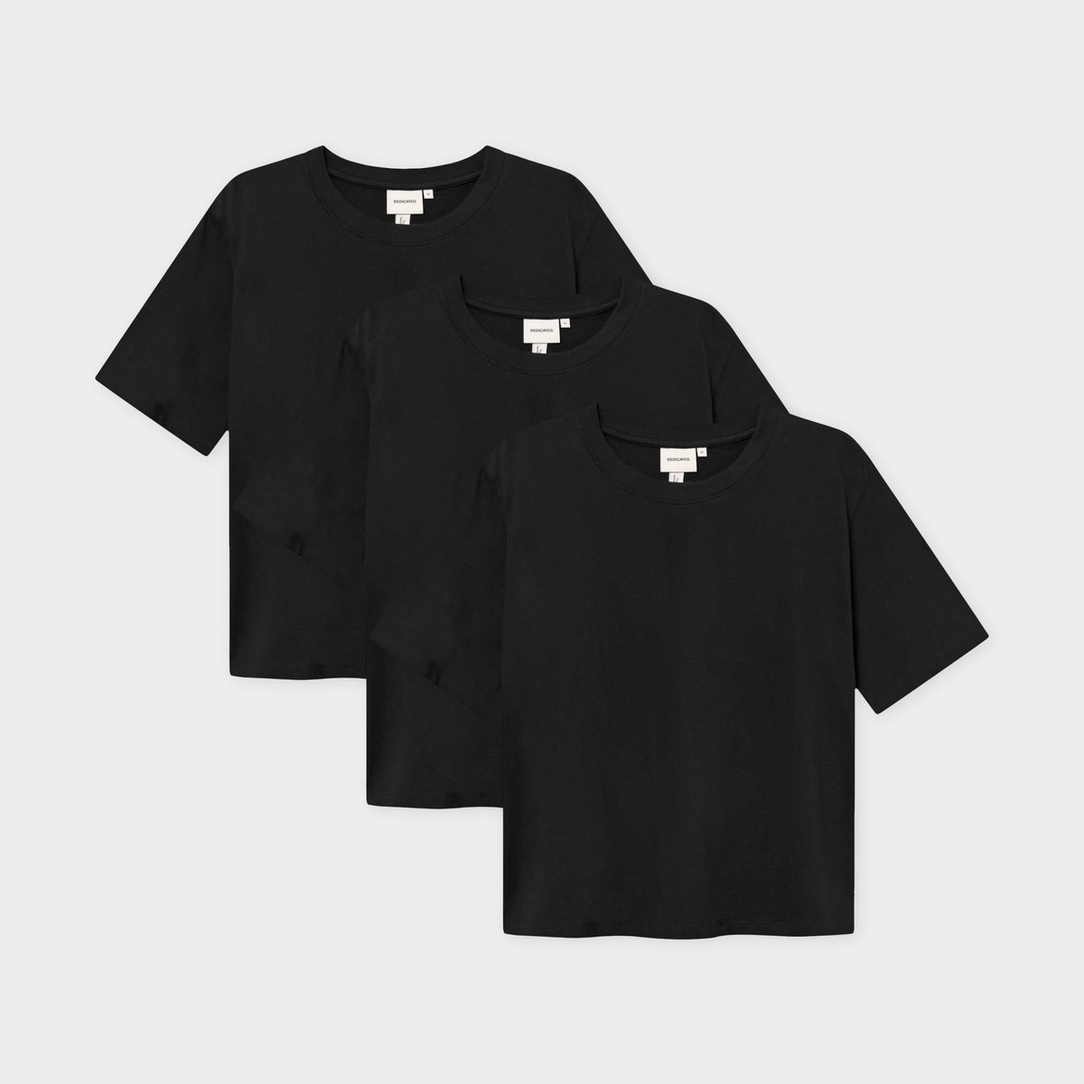 T-shirt Vadstena Base Black 3-pack
