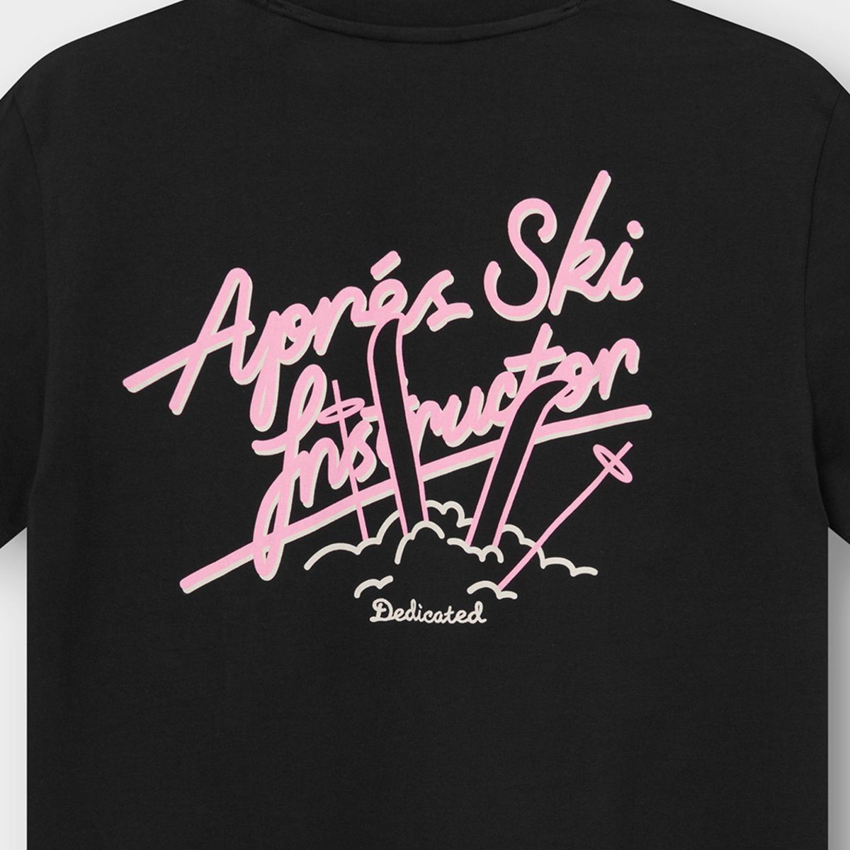 T-shirt Stockholm Apres Ski Instructor Black
