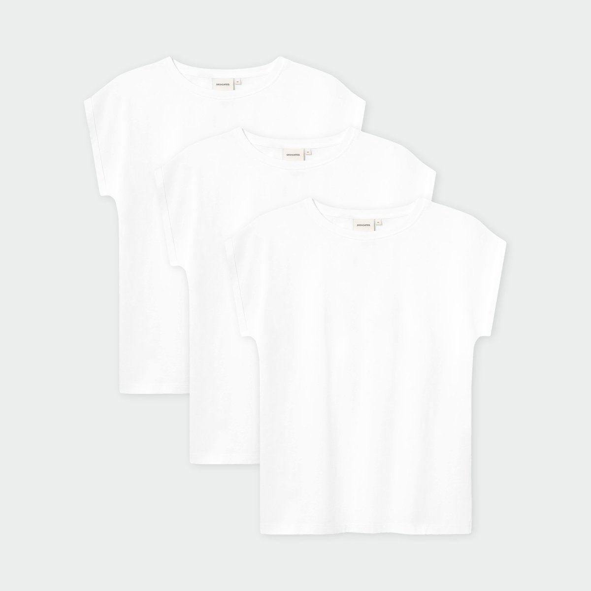 T-shirt Visby Base White 3-pack