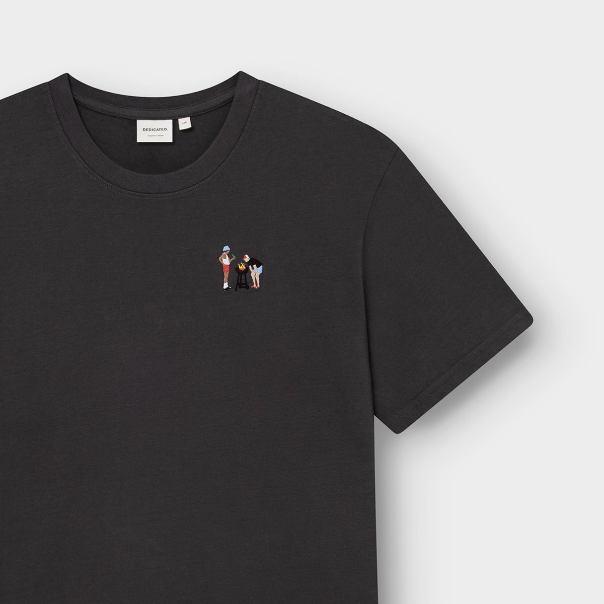 T-shirt Stockholm BBQ Charcoal