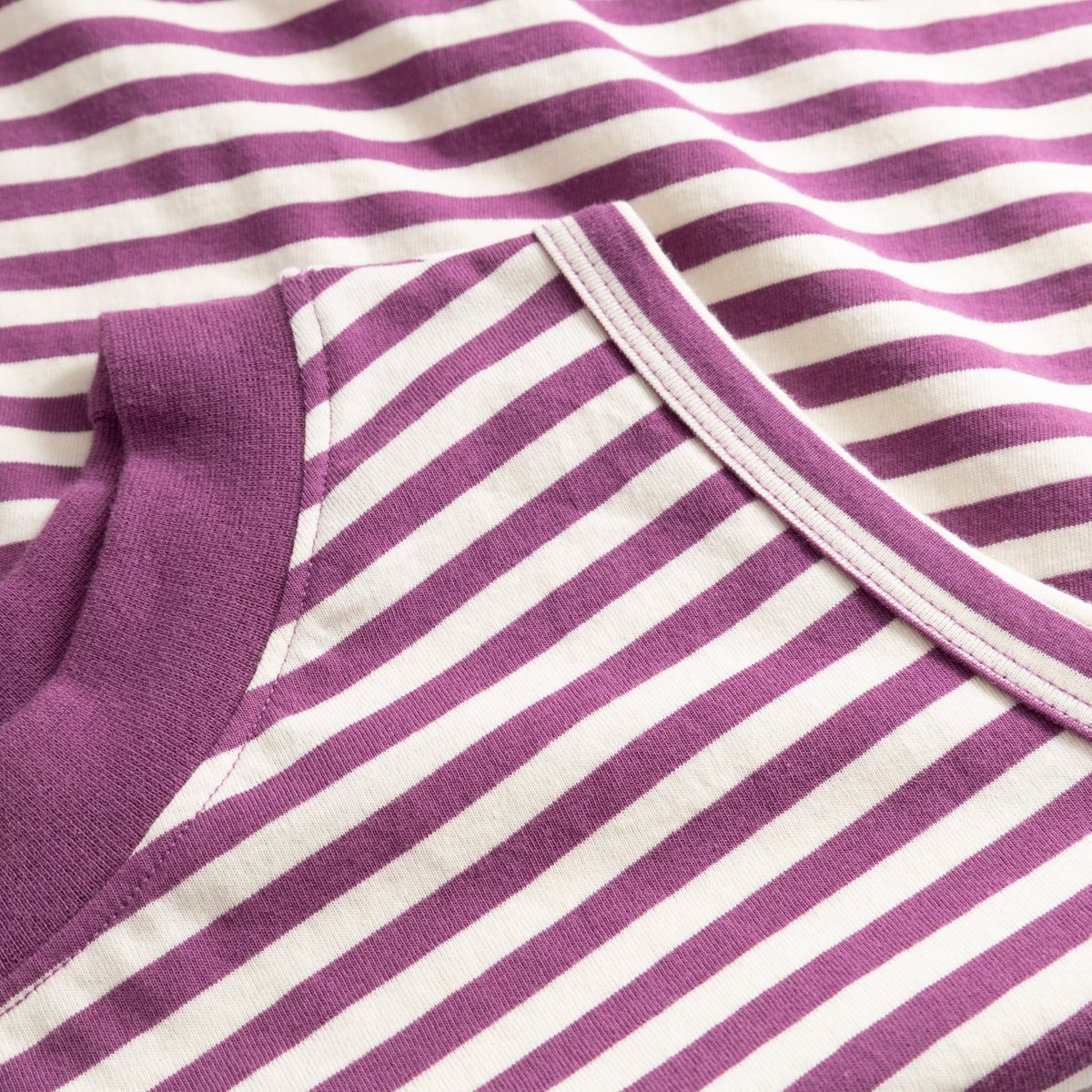 Top Namsos Stripes Purple/Off-White