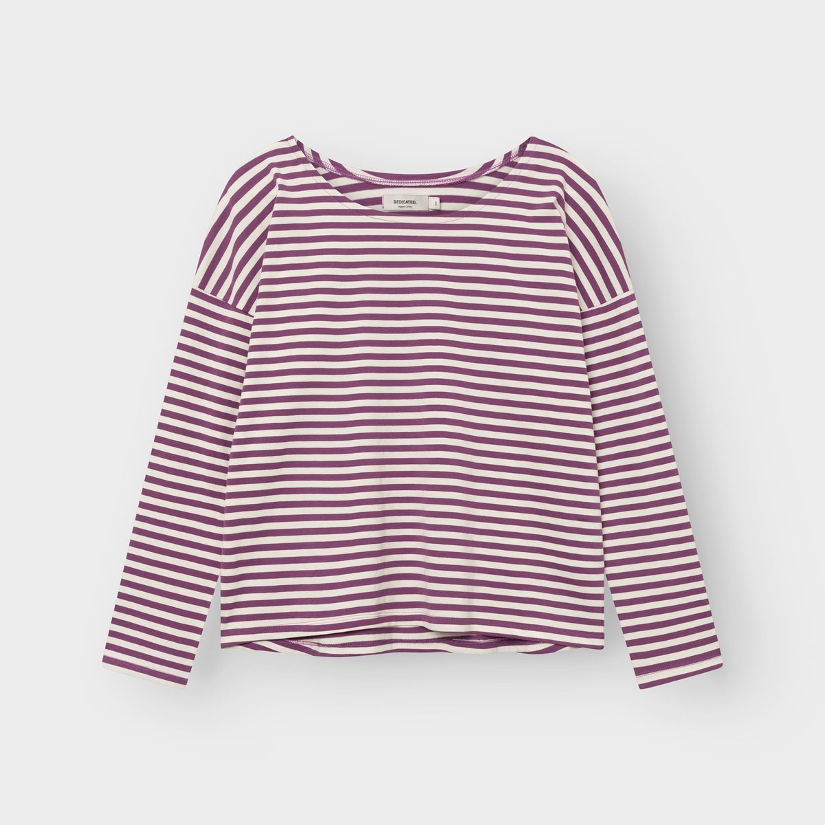 Top Humledal Stripes Purple/Off-White