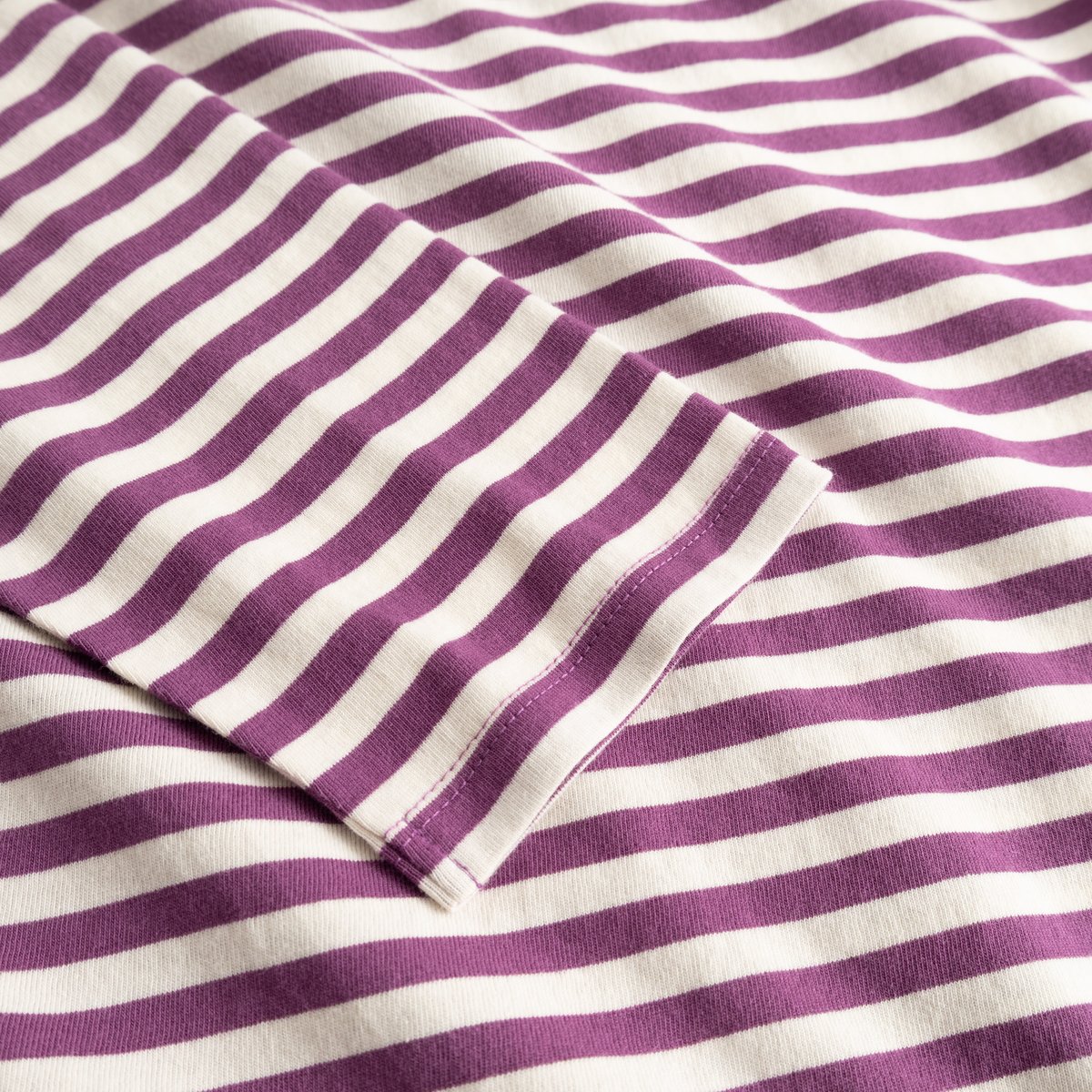 Top Humledal Stripes Purple/Off-White