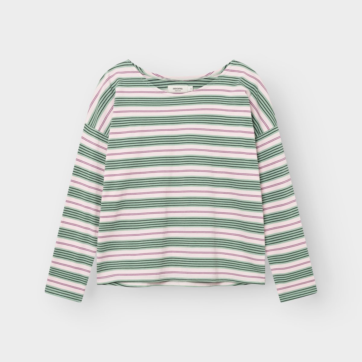 Top Humledal Retro Stripe Granite Green