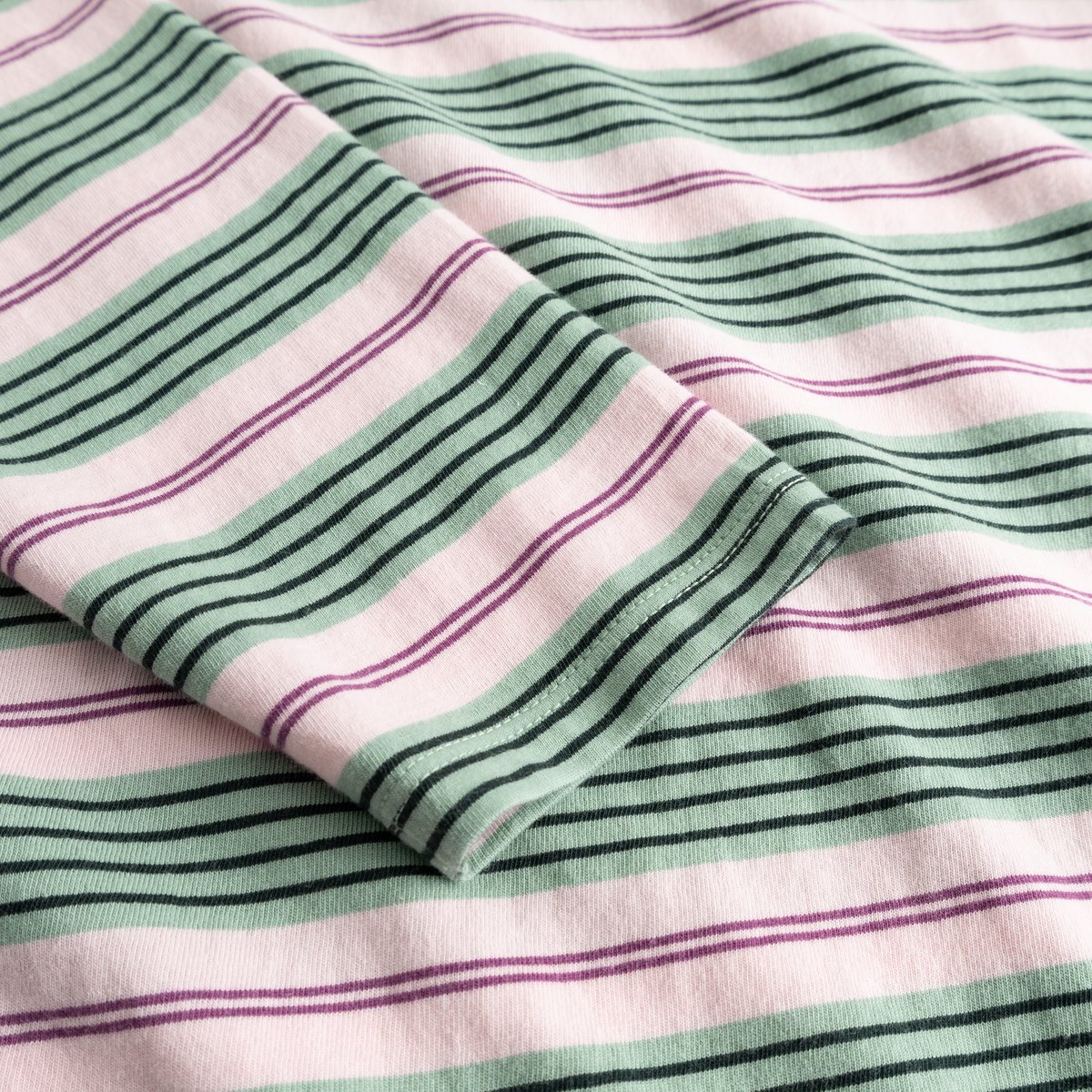 Top Humledal Retro Stripe Granite Green