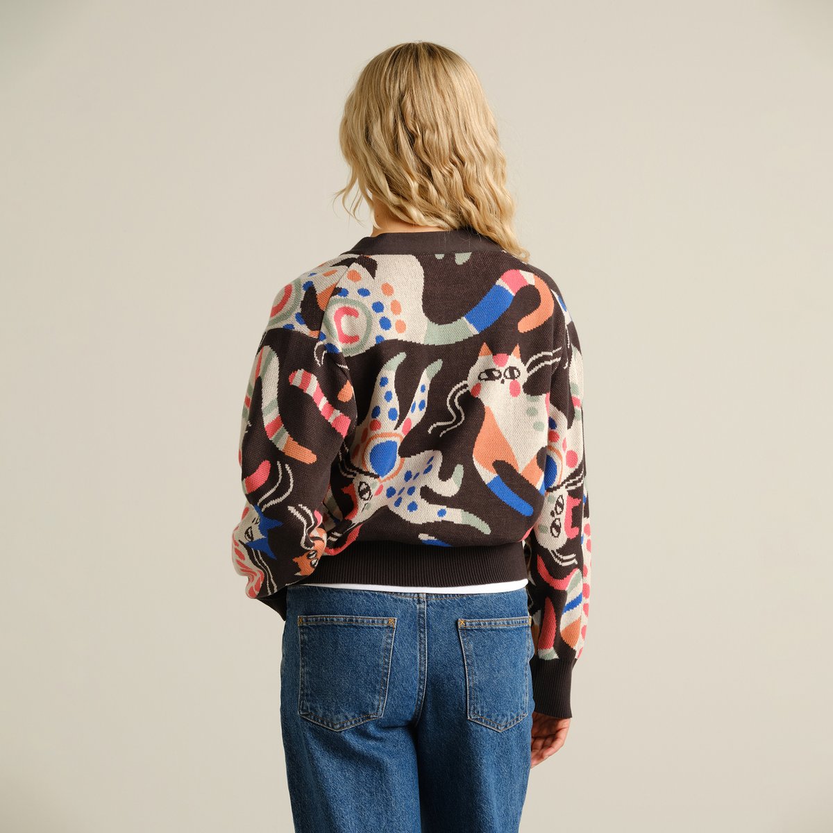 Cardigan Kanan Magic Cats
