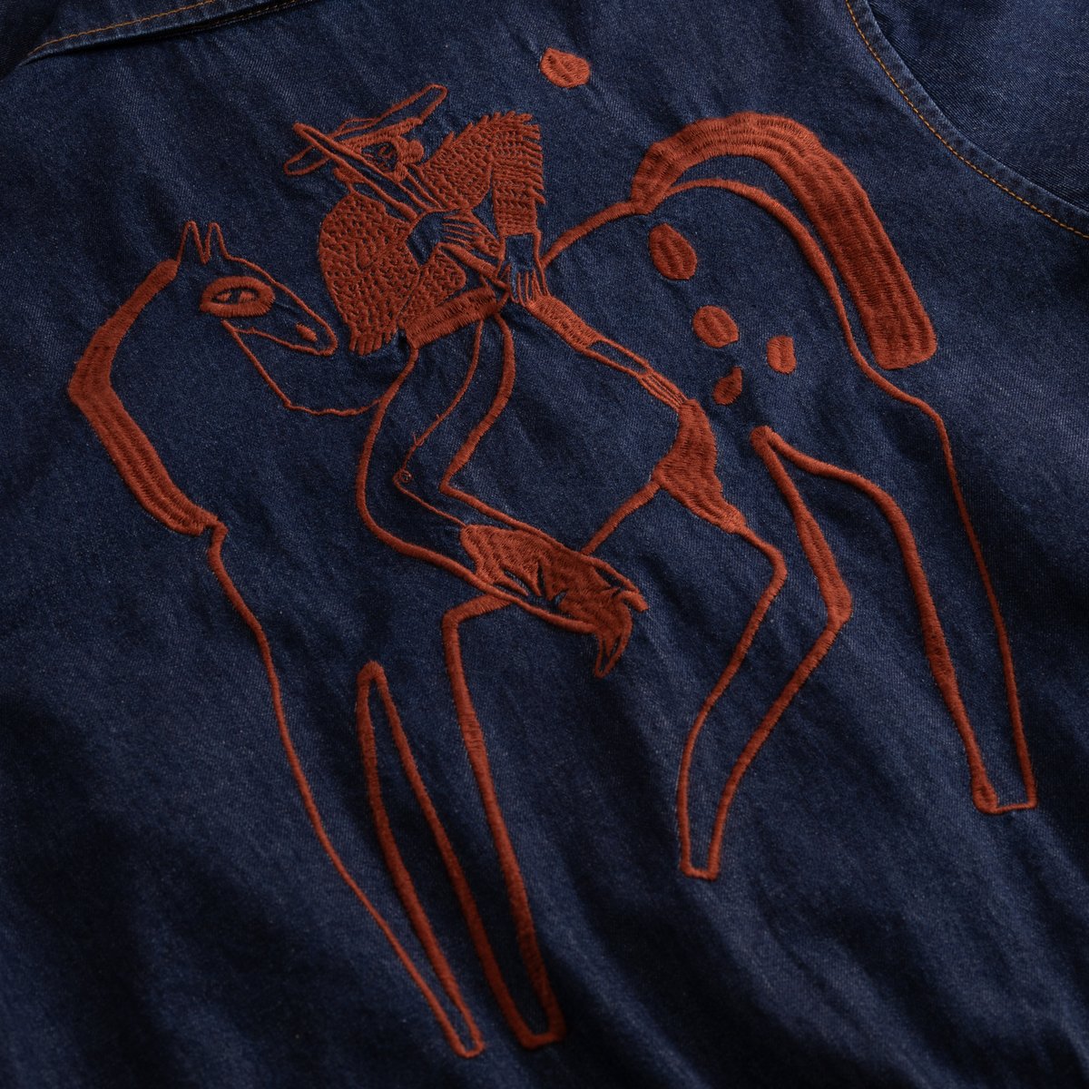 Jacket Sunna Denim Paint My Horse Dark Blue
