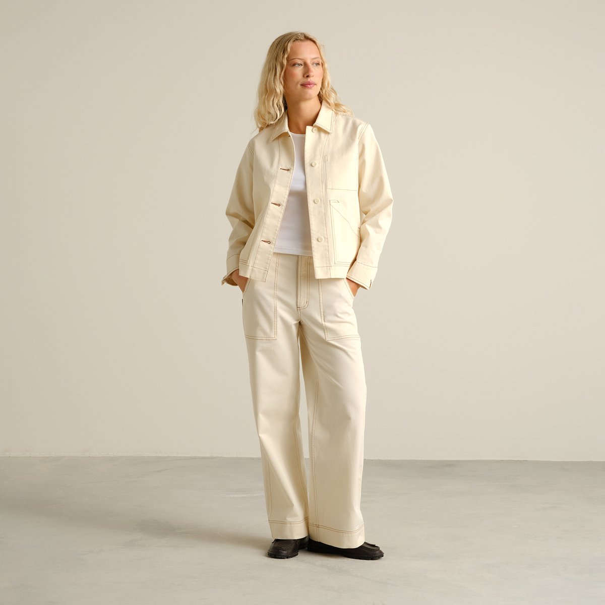 Workwear Pants Vara Egg White
