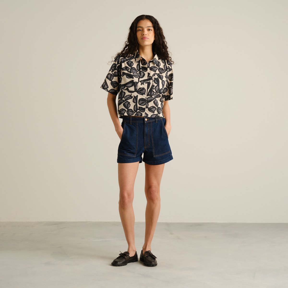 Shirt Grundvik Shades Oat White
