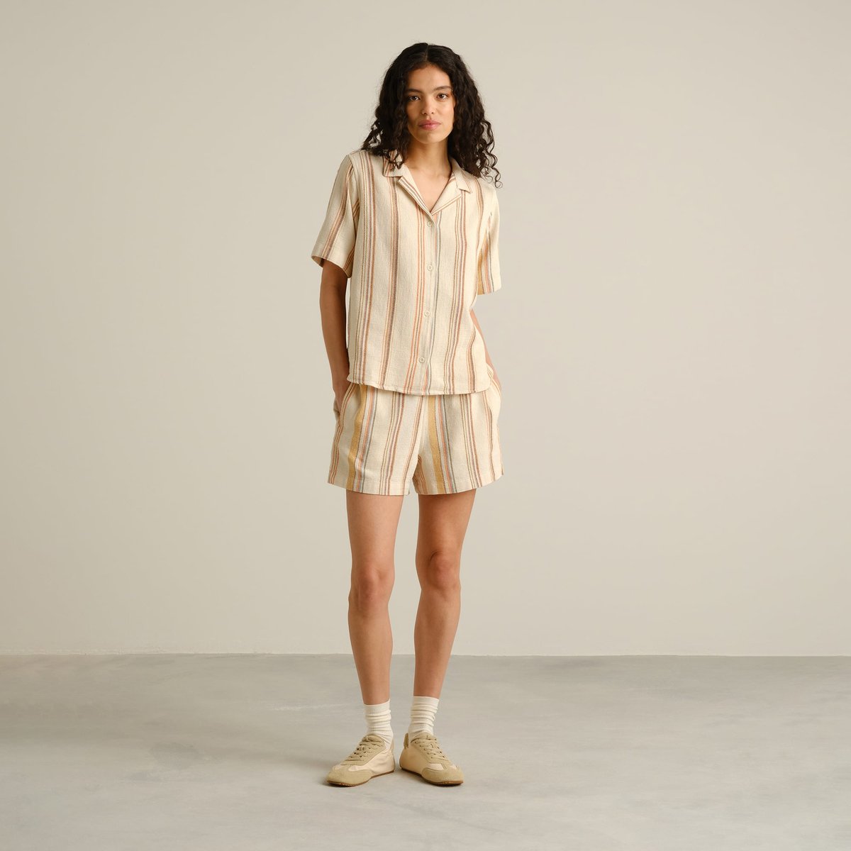 Shorts Aspudden Stripe Off-White