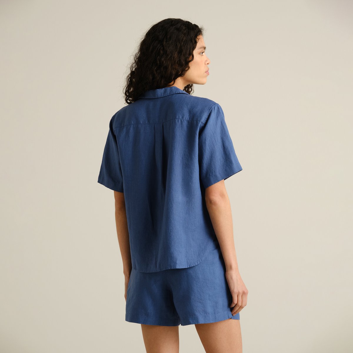 Shirt Torup Linen True Blue