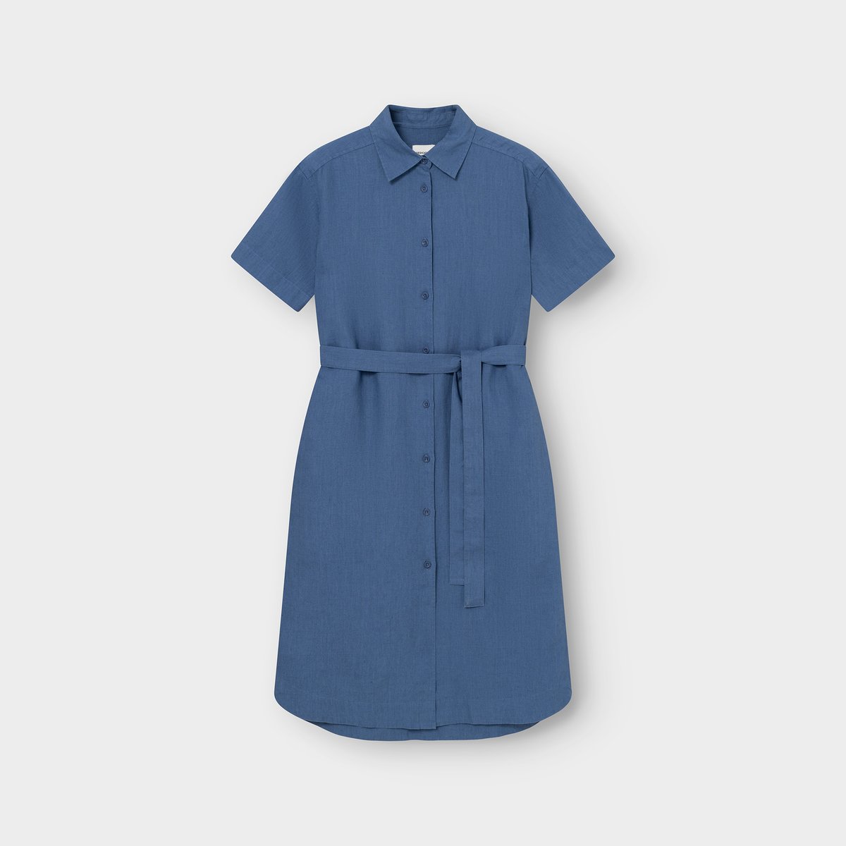 Shirt Dress Ripa Linen True Blue
