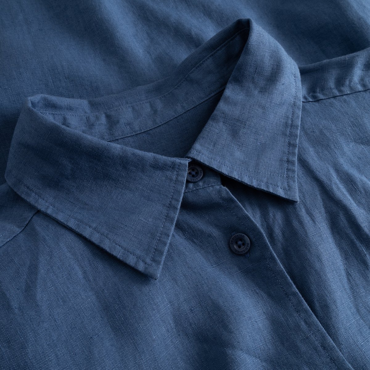 Shirt Dress Ripa Linen True Blue