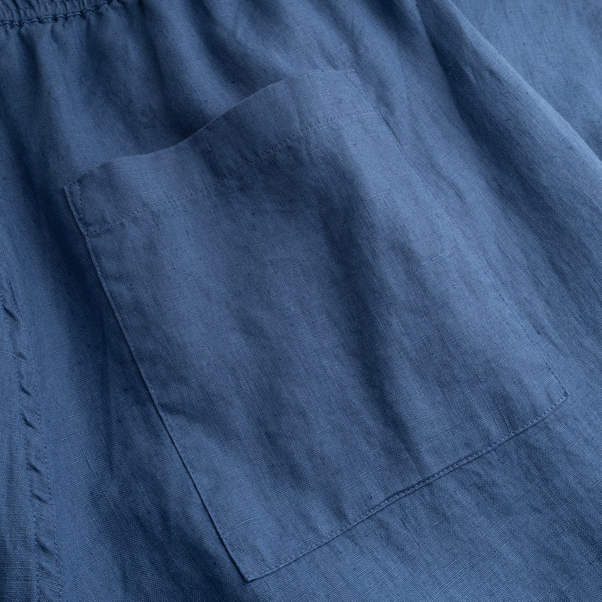 Pants Borrby Linen True Blue