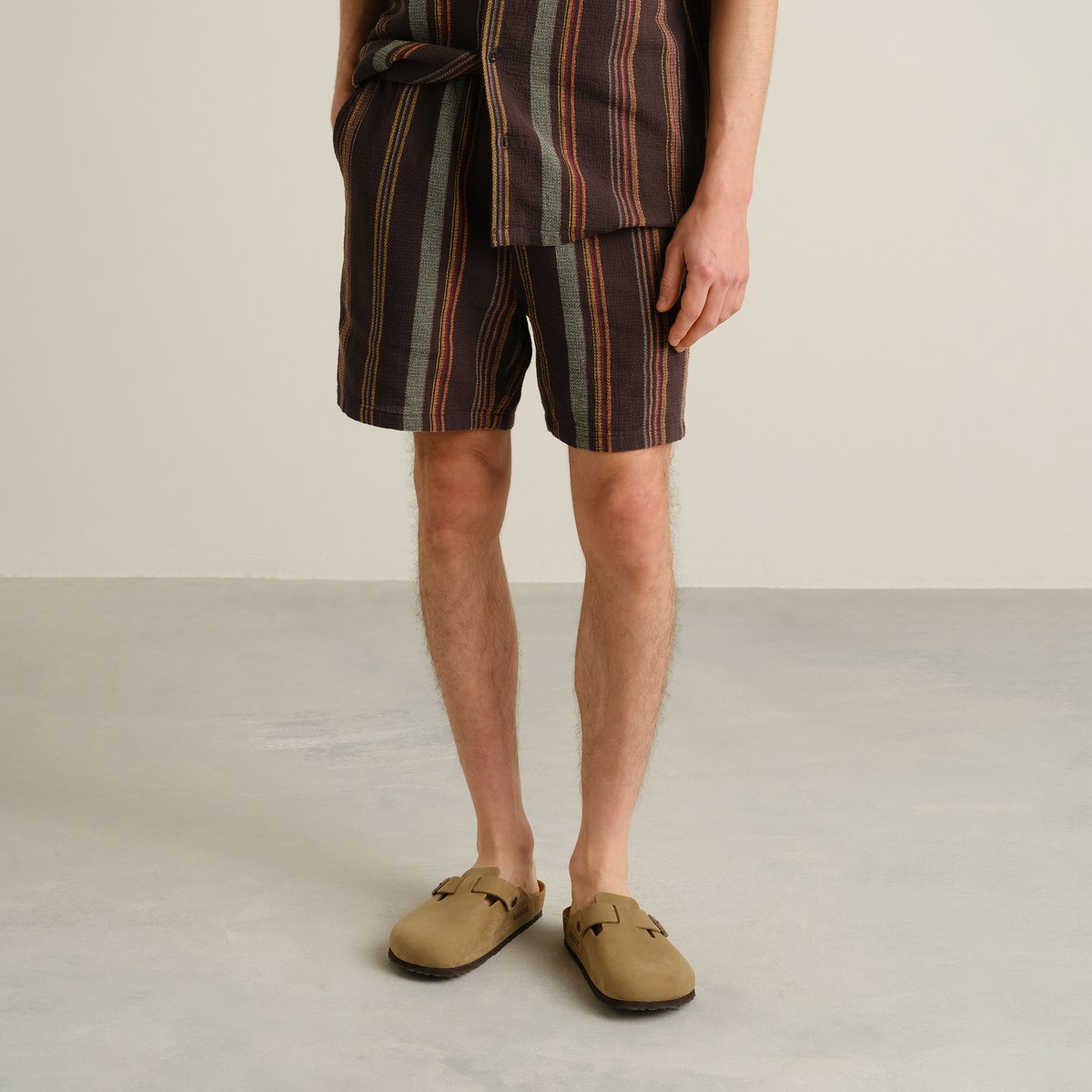 Shorts Sibbarp Stripe Phantom Black