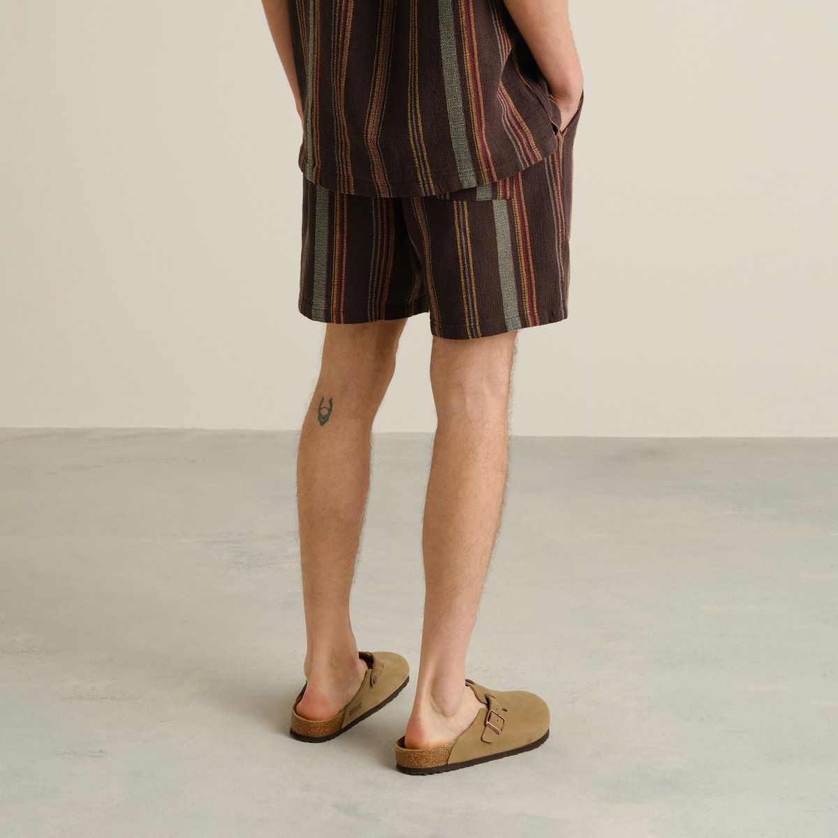 Shorts Sibbarp Stripe Phantom Black