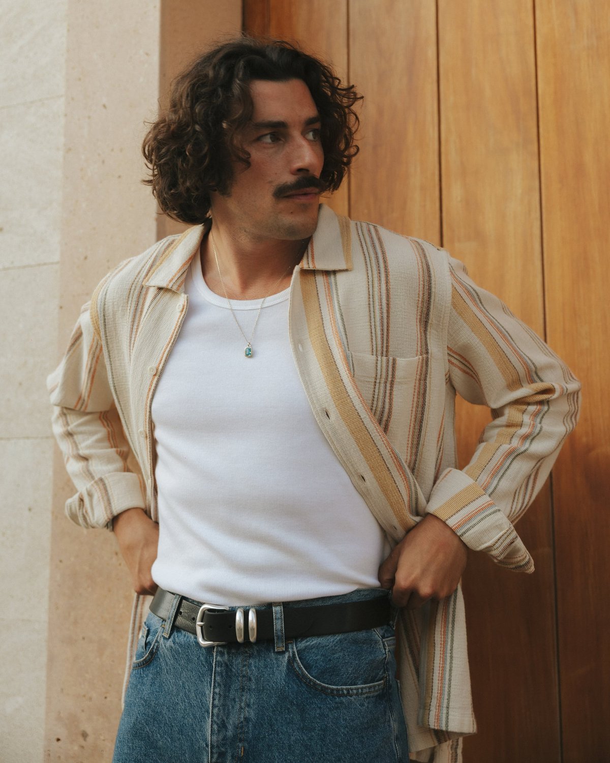 Shirt Edsta Stripe Off-White