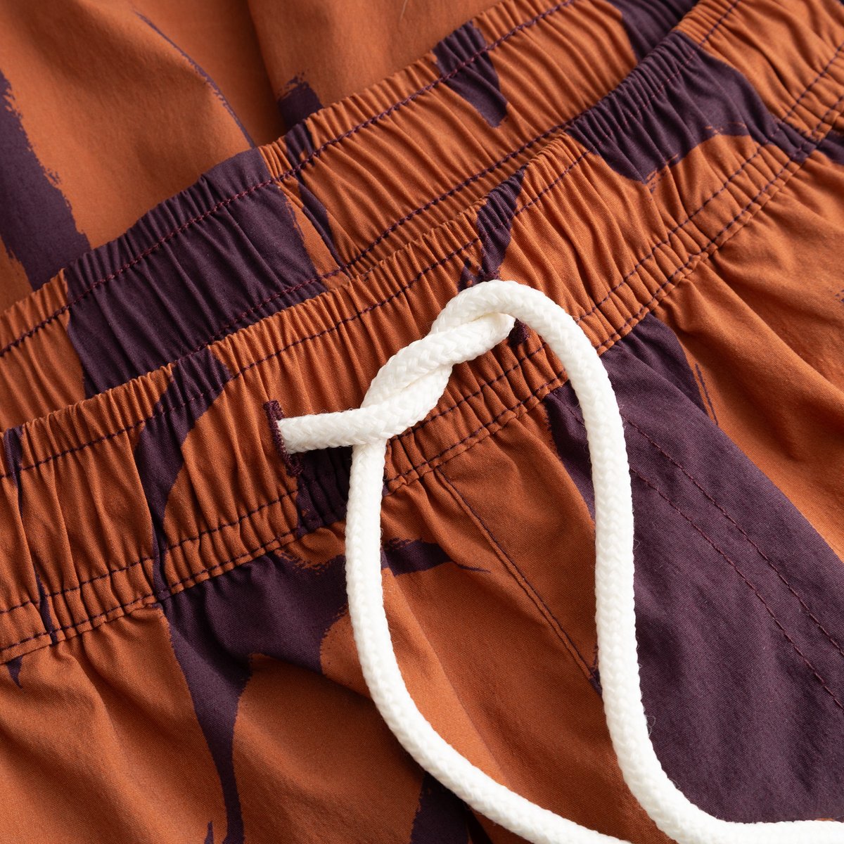 Swim Shorts Birka Abstract Coral Fig Red