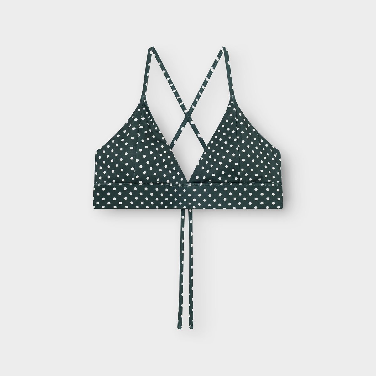 Bikini Top Alva Polkadots Dark Green