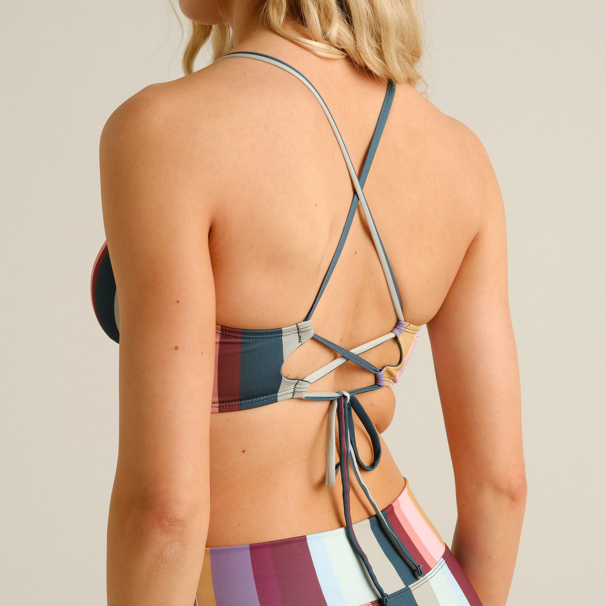 Bikini Top Alva Sunset Stripe