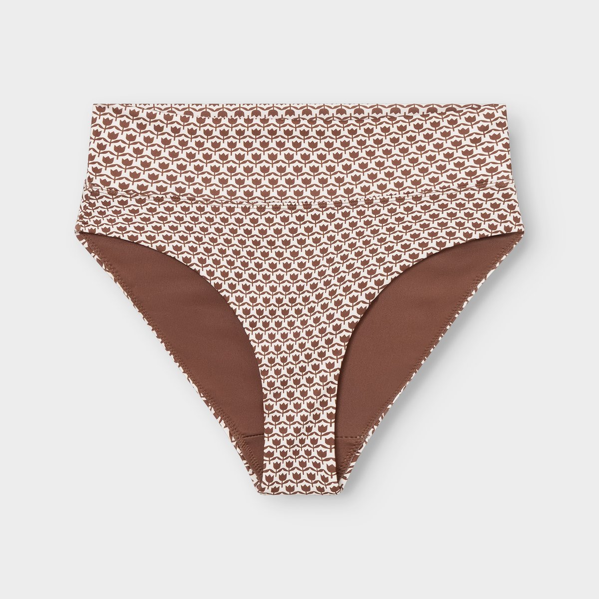 Bikini Pants Slite Tulips Cappuccino Brown