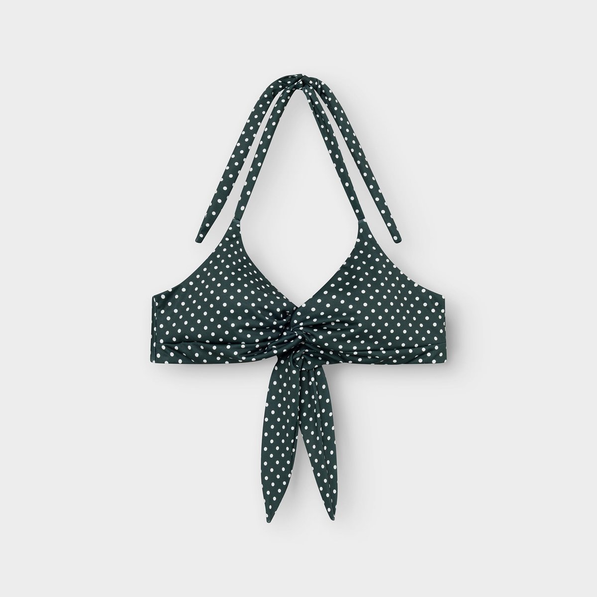 Bikini Top Gullholma Polkadots Dark Green