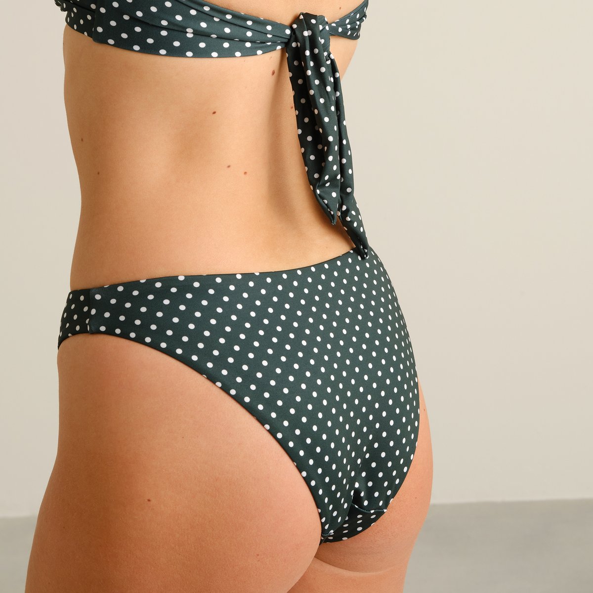 Bikini Bottoms Sanda Polkadots Dark Green