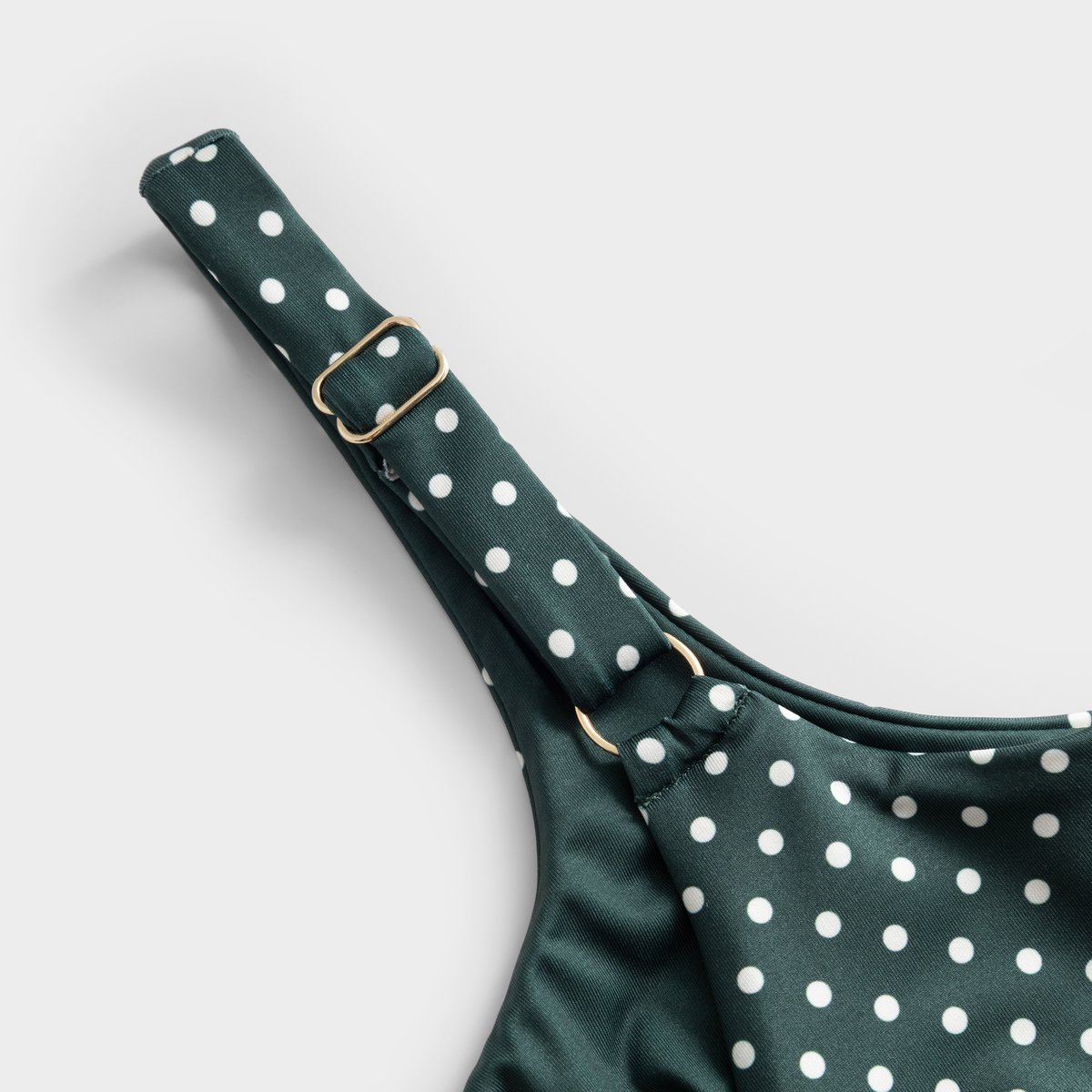 Bikini Top Stoby Polkadots Dark Green
