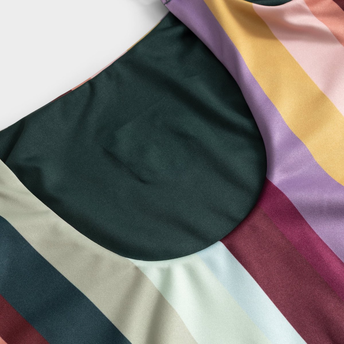Swimsuit Simrishamn Sunset Stripe Multi Color
