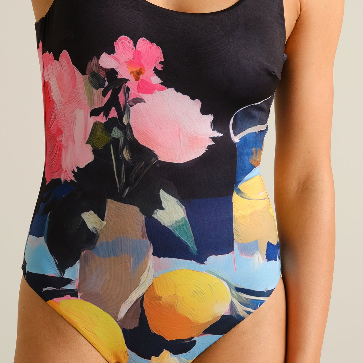Swimsuit Simrishamn Lemons Still Life Black