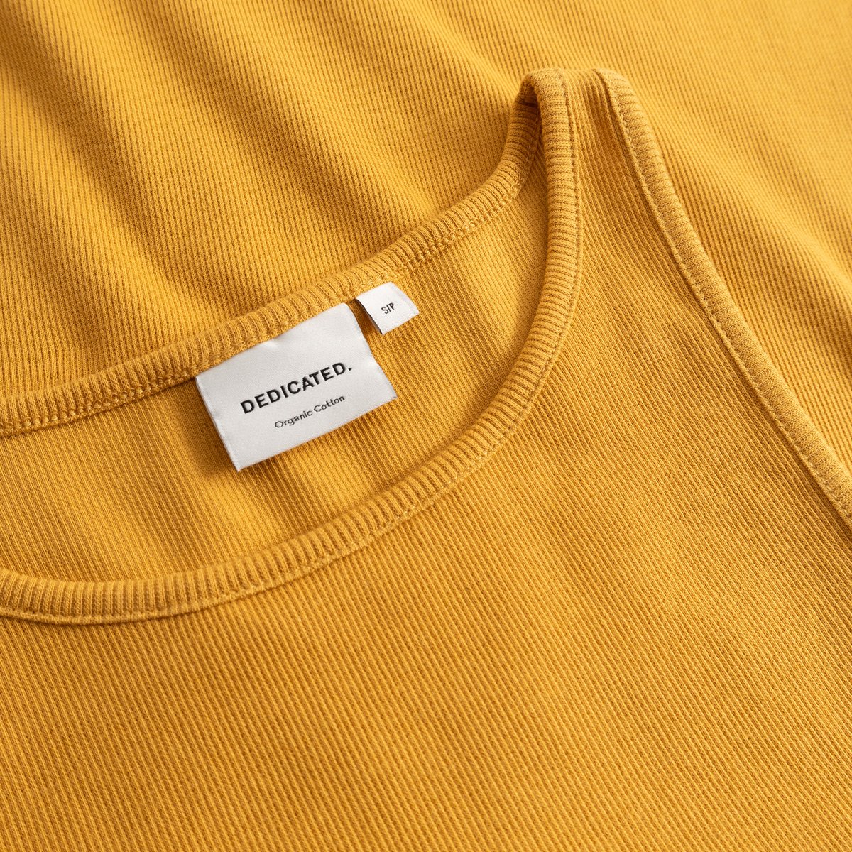 Rib Top Valdermarsvik Amber Yellow