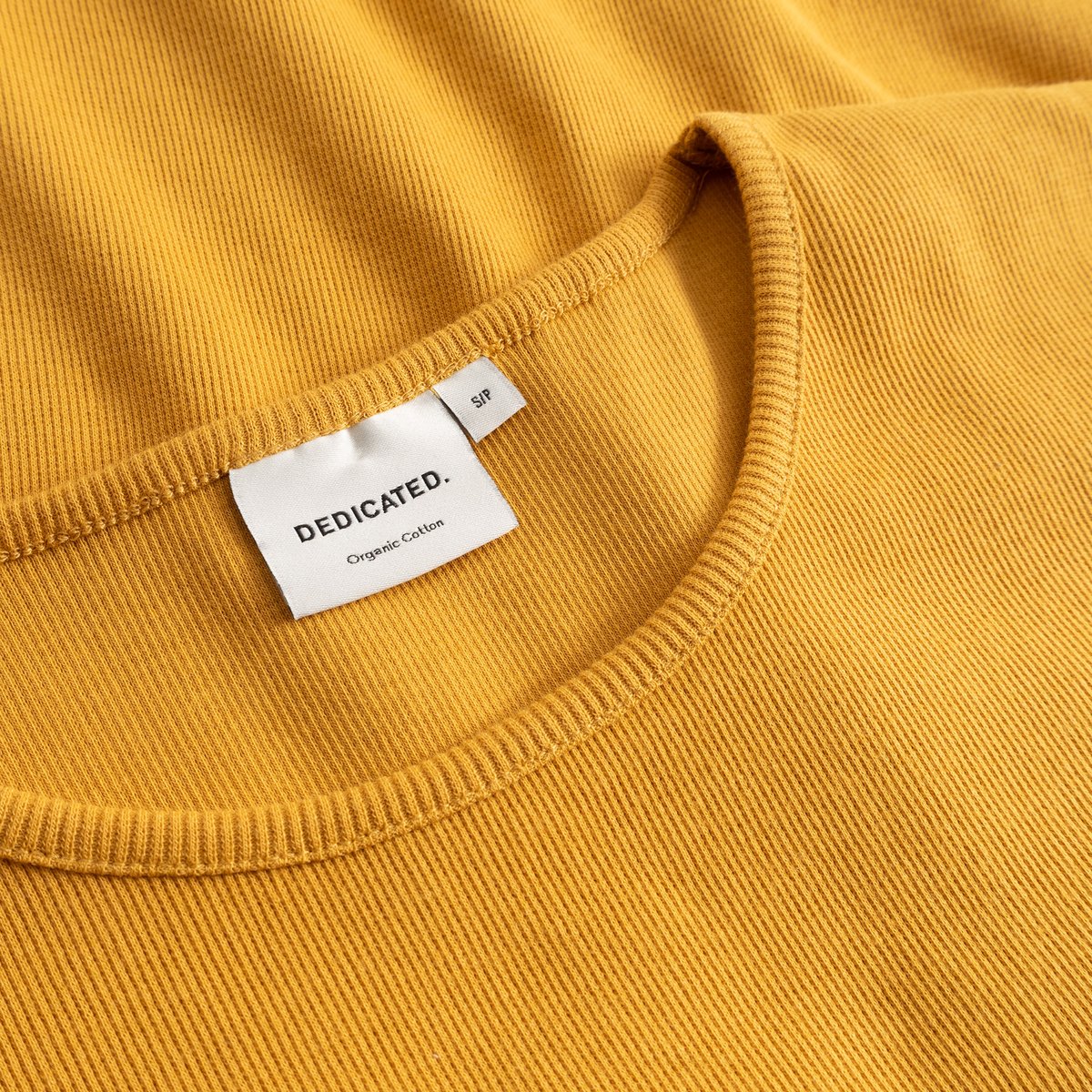 Rib Top Ven Amber Yellow