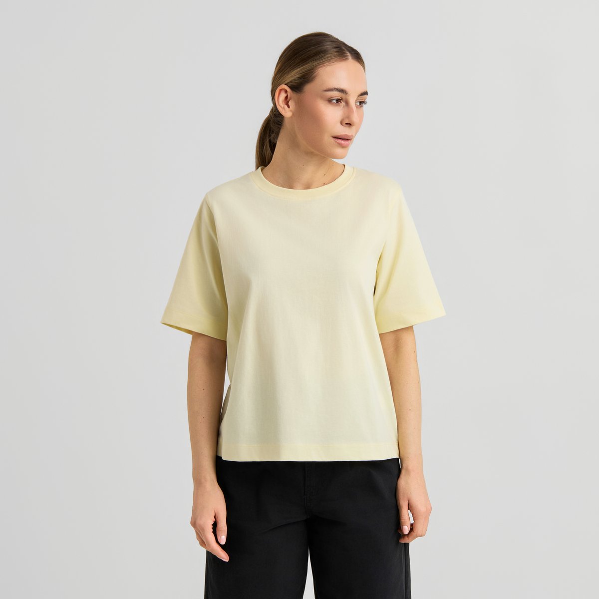 T-shirt Vadstena Base Transparent Yellow