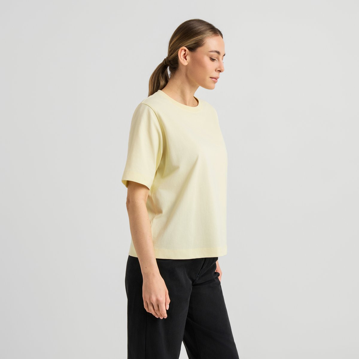 T-shirt Vadstena Base Transparent Yellow