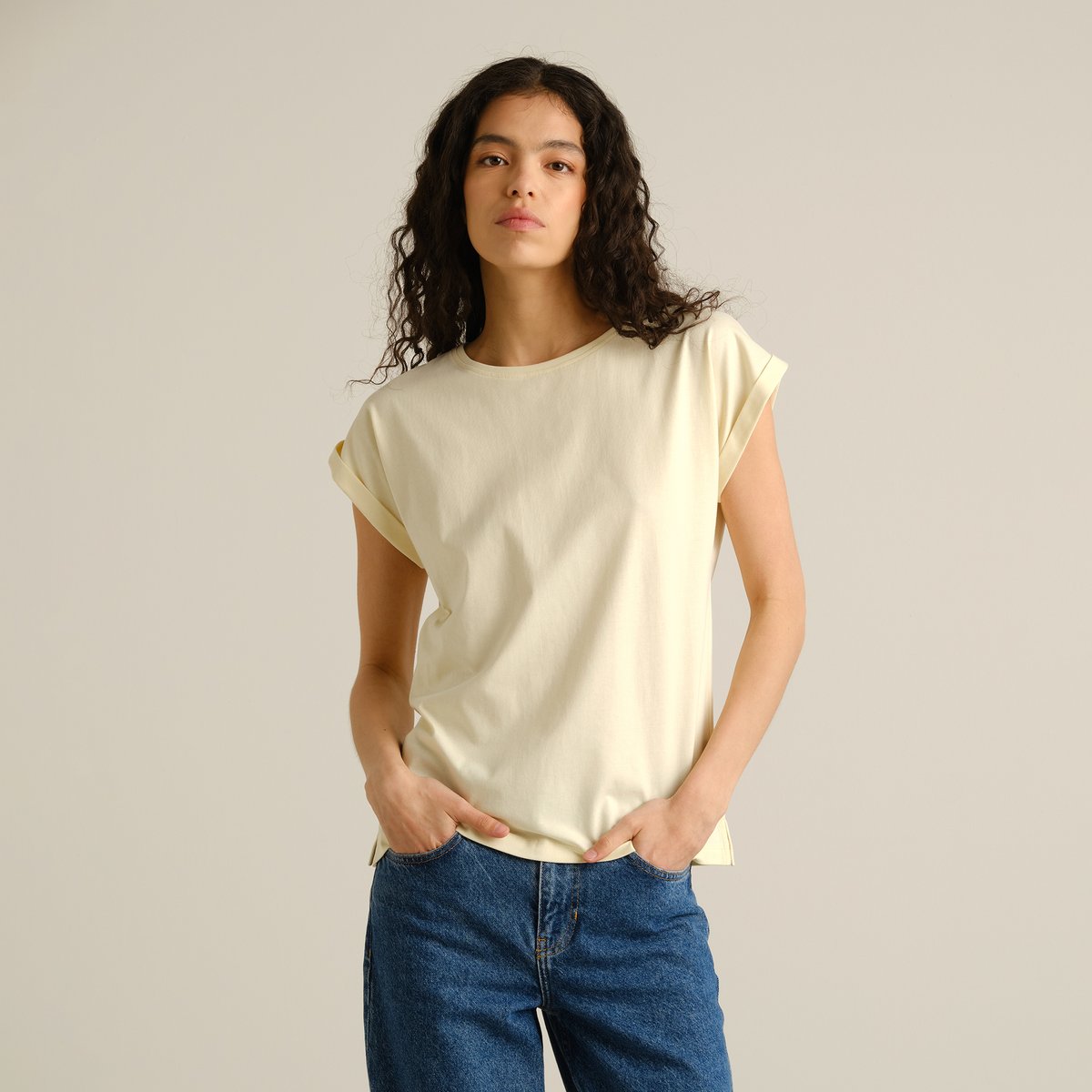 T-shirt Visby Base Transparent Yellow